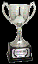 Large Silver Zinc Metal Cup Trophy