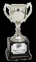 Small Silver Zinc Metal Cup Trophy
