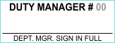COOPSIG-DUTYMGR - Calgary Co-op Duty Manager Stamp