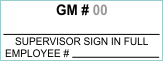 COOPSIG-GM - Calgary Co-op GM Stamp