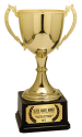 Large Gold Zinc Metal Cup Trophy