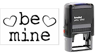 Be Mine - Hearts Stamp