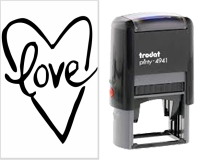 Heart Love Stamp