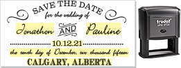 custom Save The Date #2 Stamp